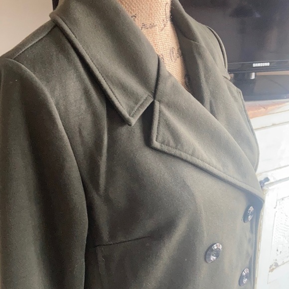 41Hawthorn Londyn Knit Double breasted jacket olive/army green - Picture 4 of 15